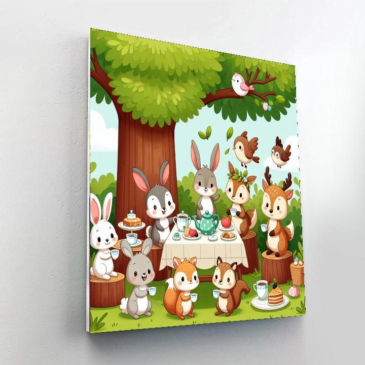 Tranquil Tea Party Paint By Color