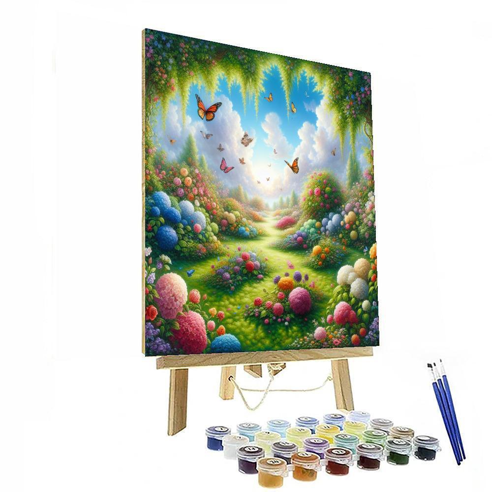 Enchanting Garden Dreamscape Paint By Color