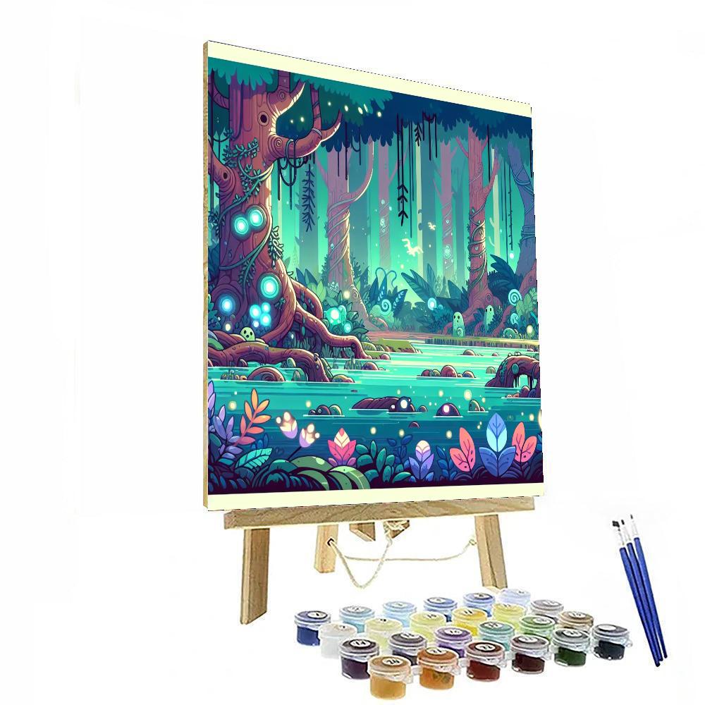 Mystic Enchanted Swamp Paint By Number