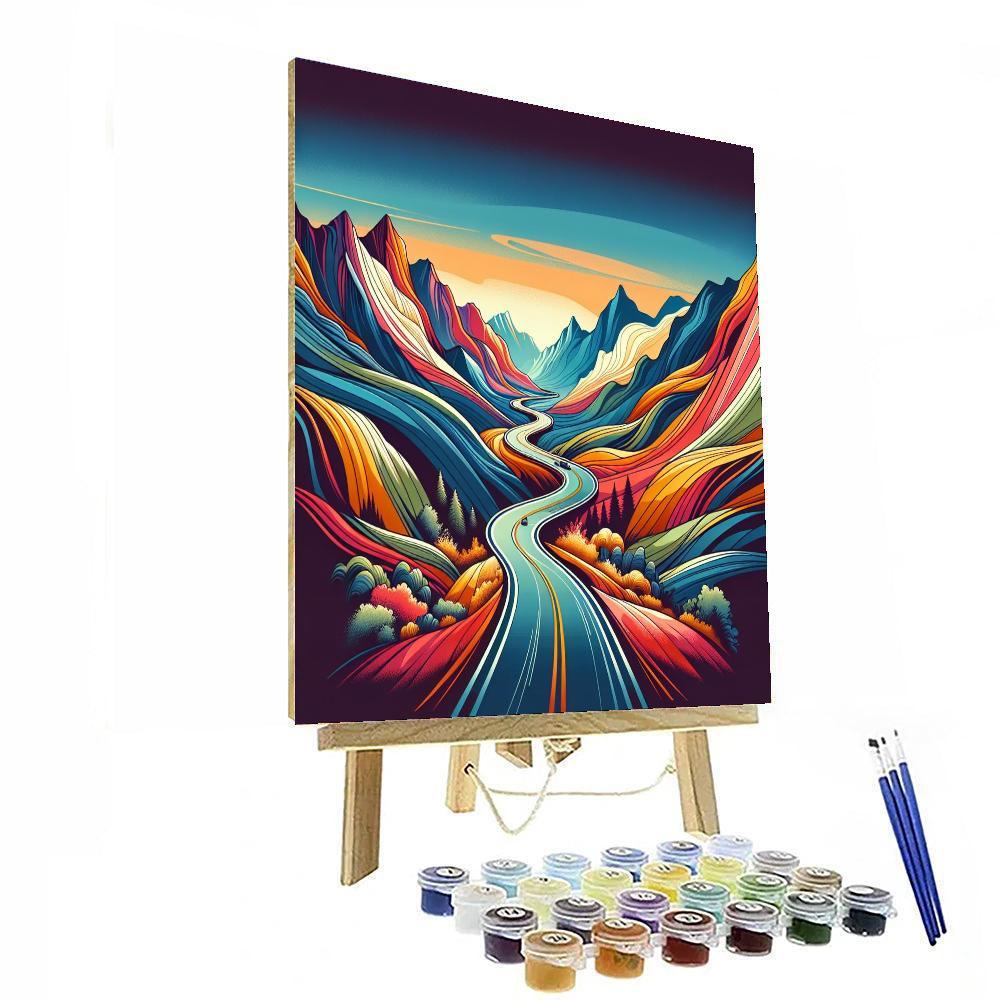 Adventurous Road Trip Painting Number Kit