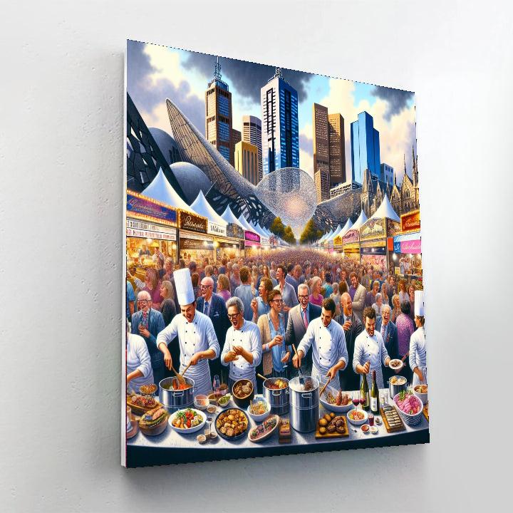 Melbourne Food And Wine Festival - Melbourne, Australia Paint By Numbers