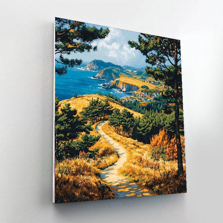 Jeju Olle Trail - Jeju Island Paint By Numbers