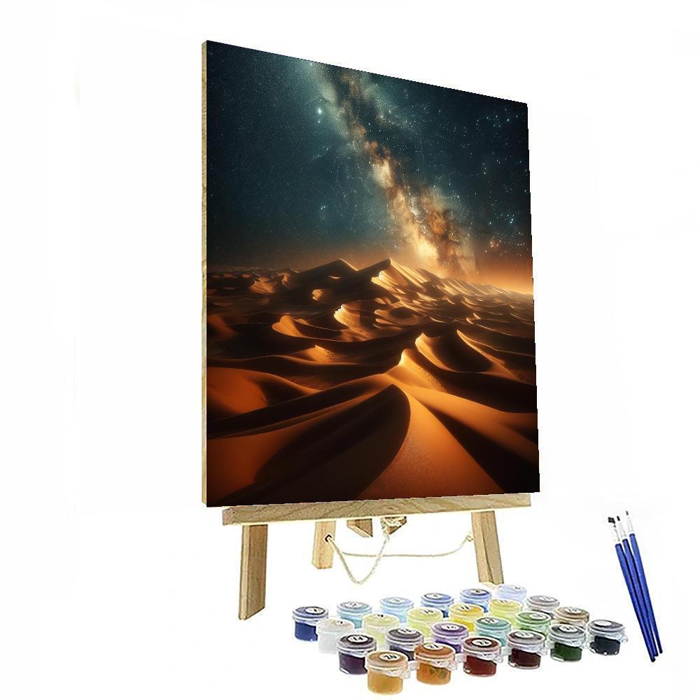 Starlit Desert Dreamscape Paint By Color