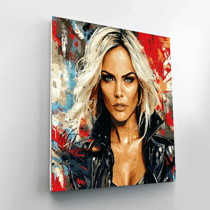 Charlize Theron: The Unstoppable Force Of Reinvention Painting By Numbers Kit