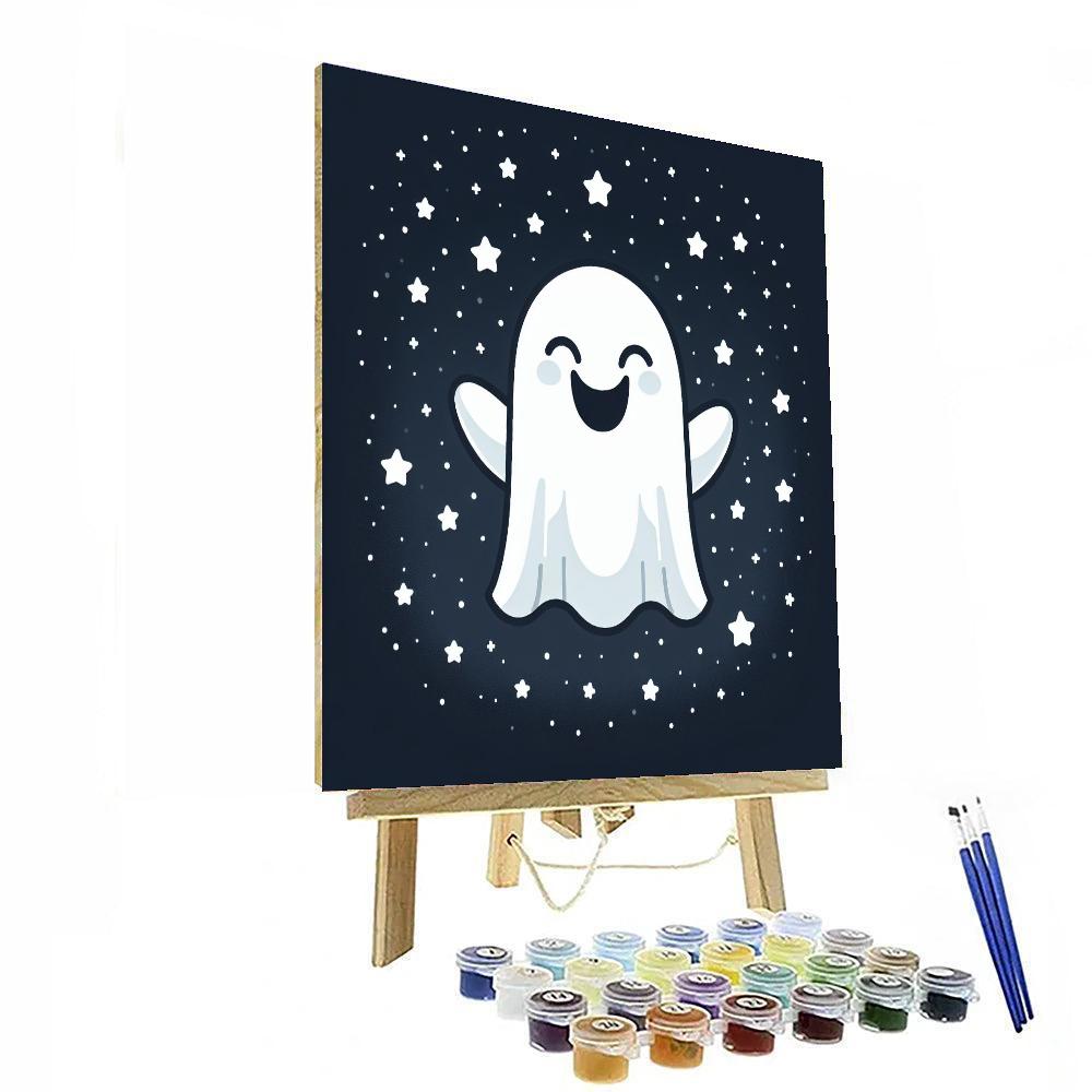 Gallivanting Ghost DIY Paint By Numbers