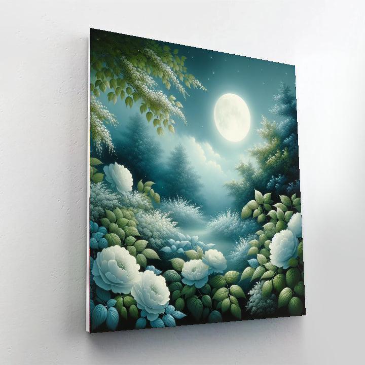 Magical Moonlit Garden Paint By Color