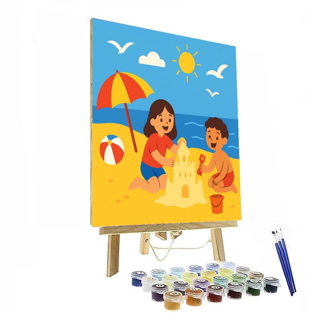 Seaside Summer Day Numbered Painting Kits