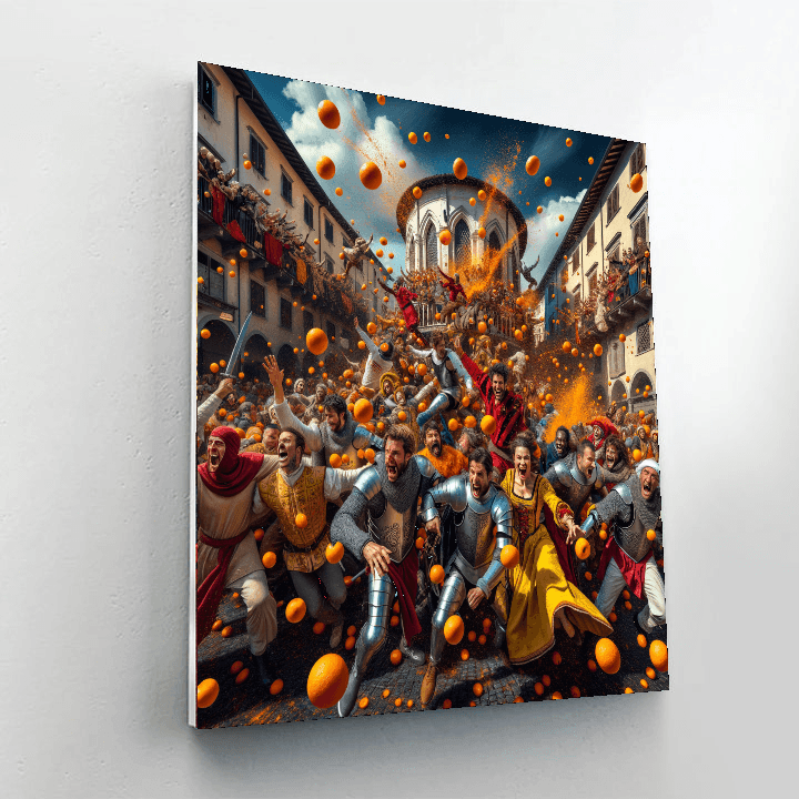 Carnevale Di Ivrea - Italy Painting By Numbers Kit