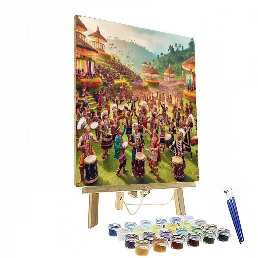 Wangala Festival Painting Number Kit