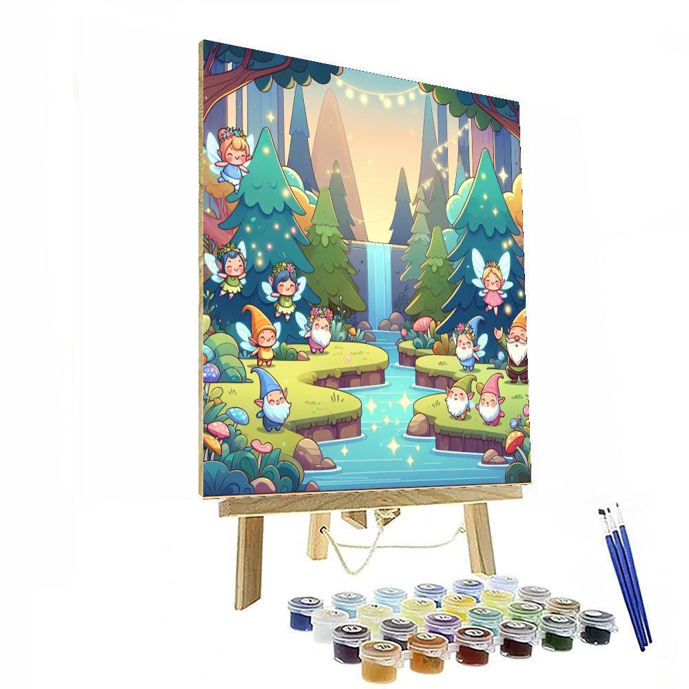 Mystic Fairy Tale Forest Painting By Numbers Kit