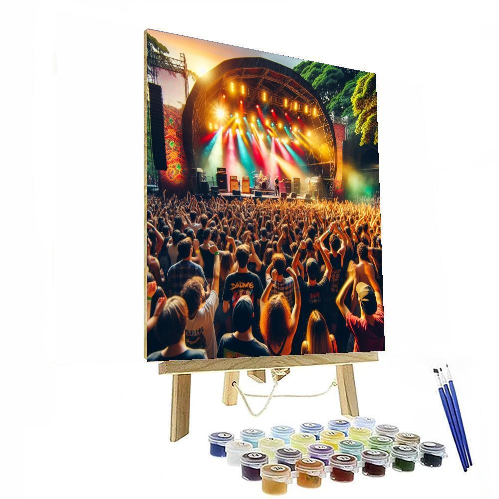 Rock Al Parque - Colombia Painting Number Kit