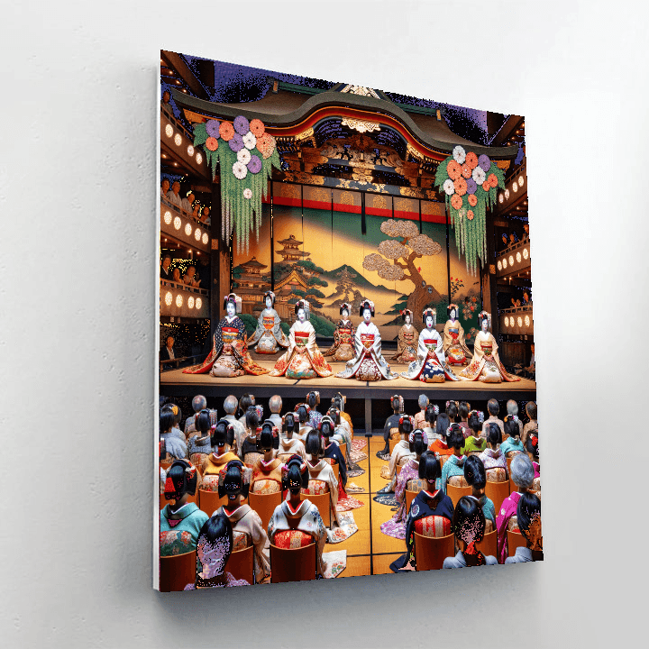 Gion Odori - Kyoto, Japan Painting By Numbers Kit