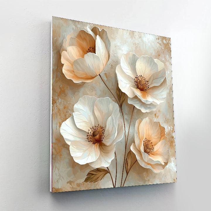 Michelangelo Inspired Timeless Elegance Of Flora  Paint By Color