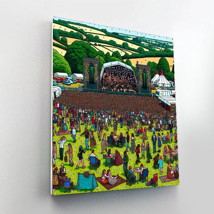 Glastonbury Festival - Glastonbury, England Paint By Number