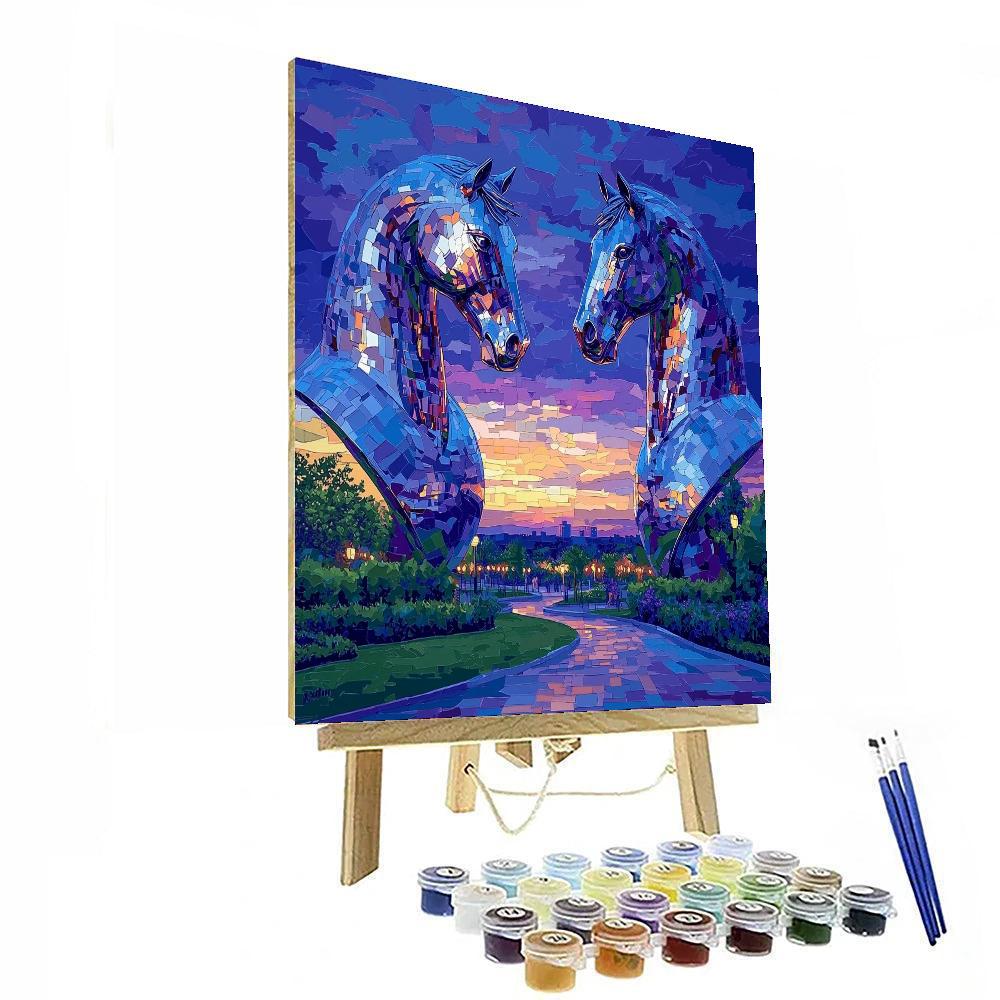 The Kelpies - Falkirk Numbered Painting Kits