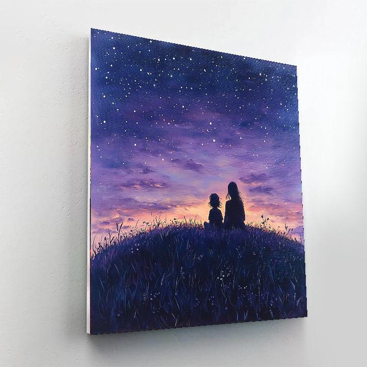 Twilight Whisper Number Painting