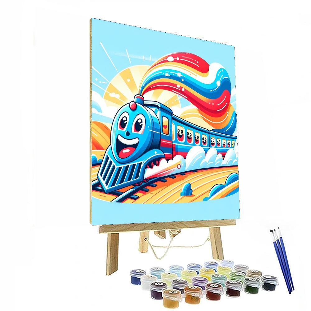 Happy Train Adventure Paint By Numbers Kits