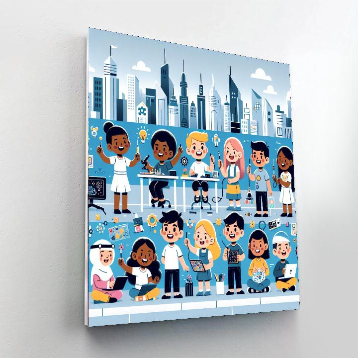 Pioneers Of Tomorrow Paint By Color