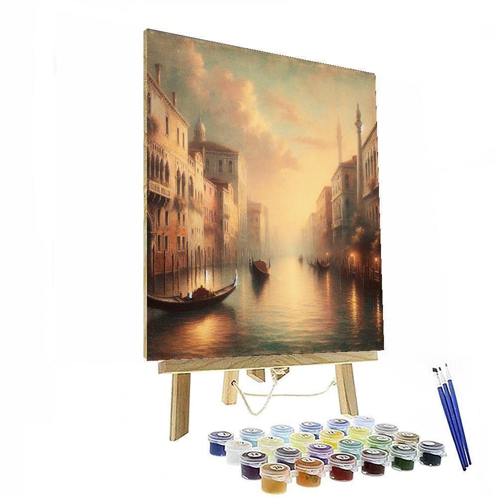 Classic Venetian Gondola Paint By Number