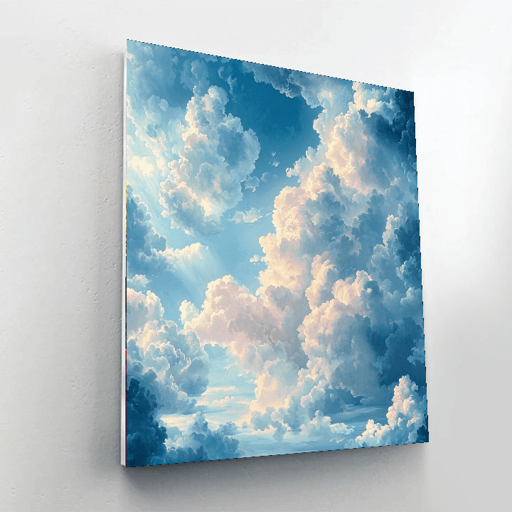 John Constable Inspired Ethereal Clouds  Paint By Number