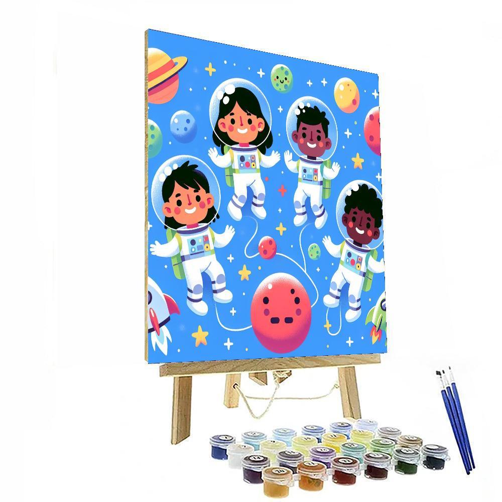 Fantasy Space Adventure Paint By Number