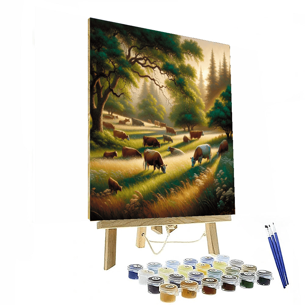 Cow's Meadow Paint By Numbers