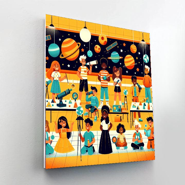 Solar System Science Camp Paint By Number