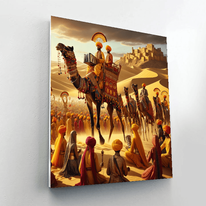 Jaisalmer Desert Festival - Rajasthan, India Paint By Number