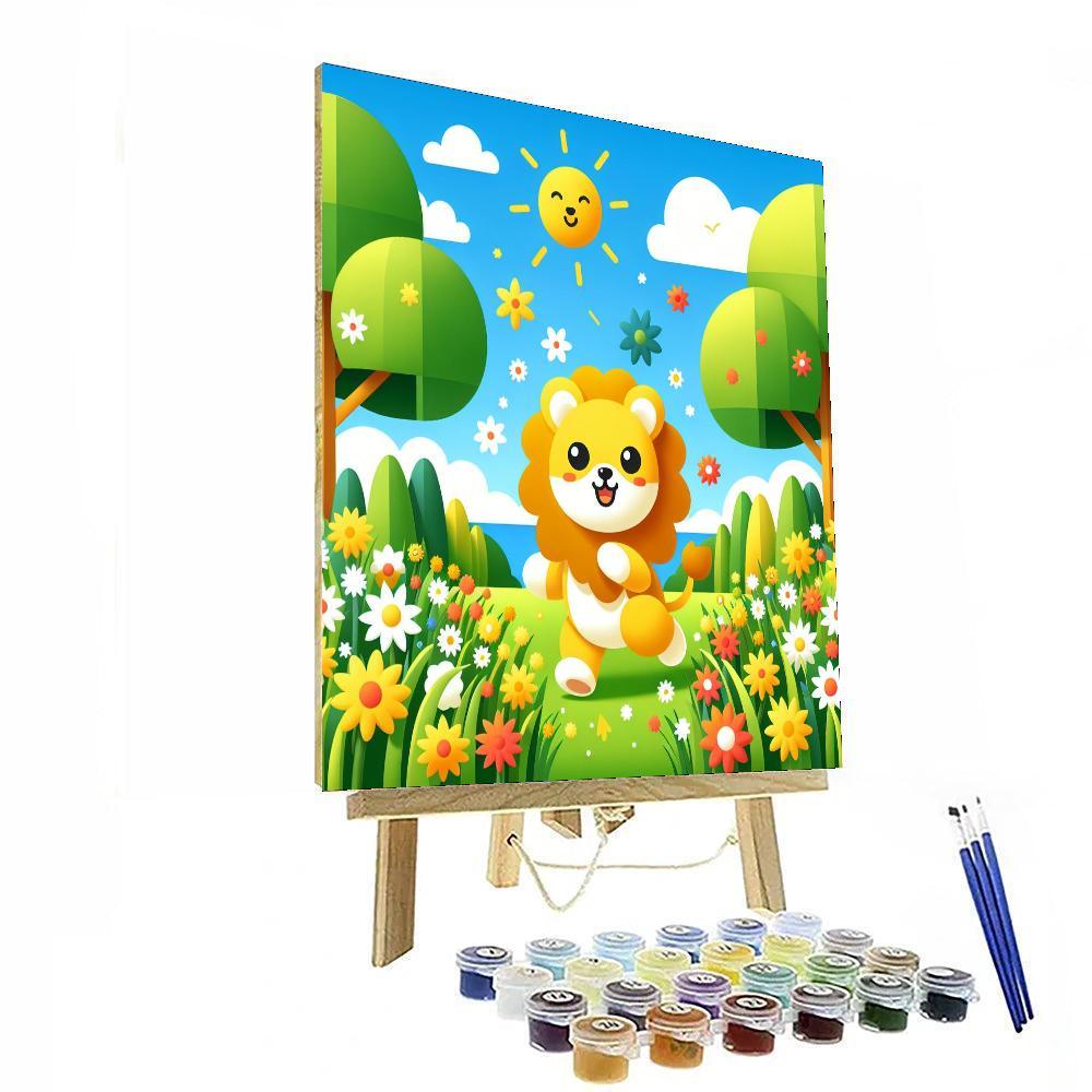 Adventure Lion Cub Paint By Numbers Kits