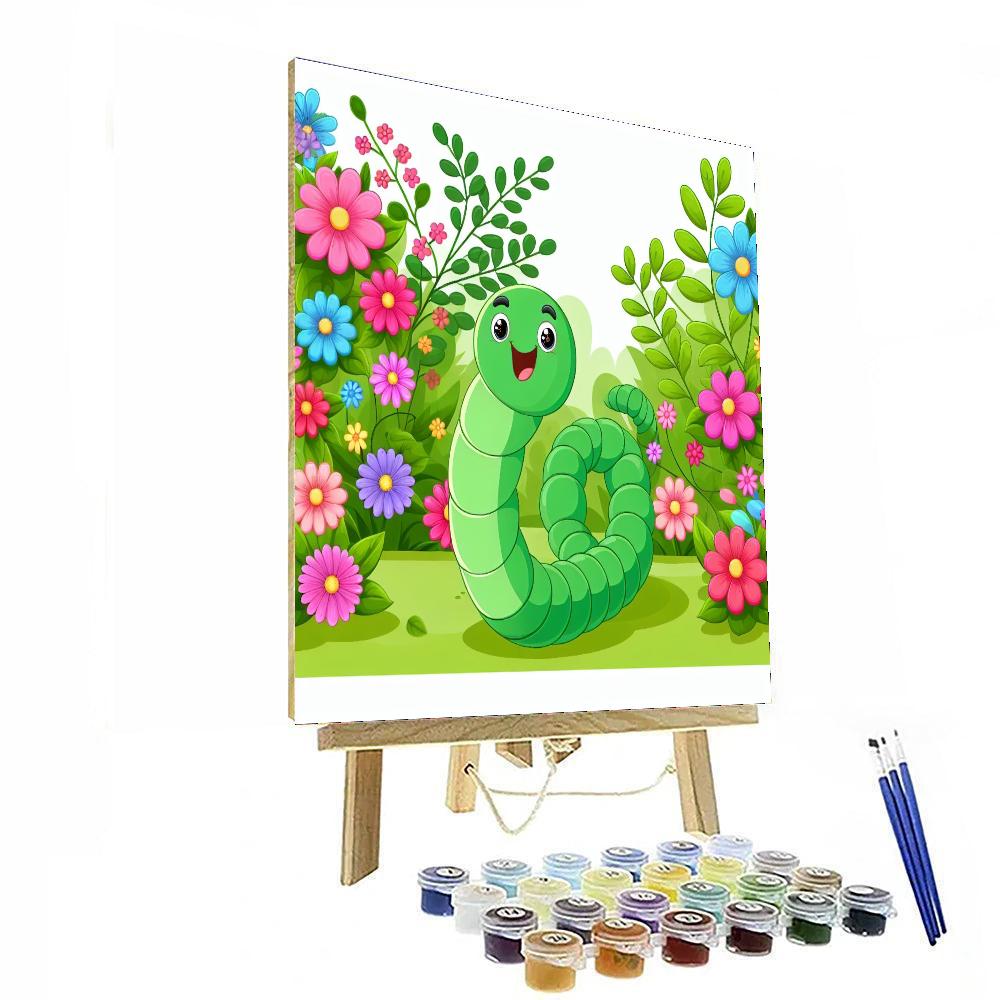 Wandering Worm DIY Paint By Numbers