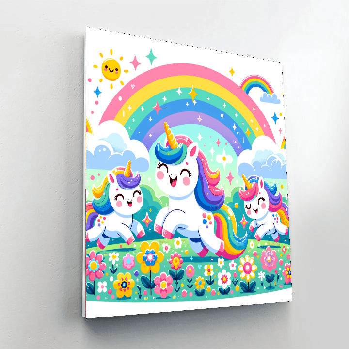 Fantasy Unicorn Adventure Painting By Numbers Kit