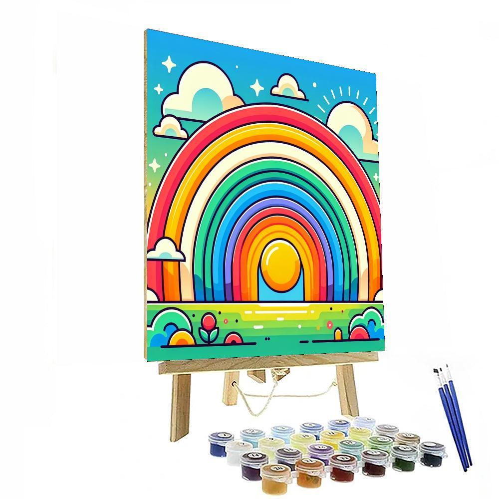 Rainbow Dreams Parade Paint By Color