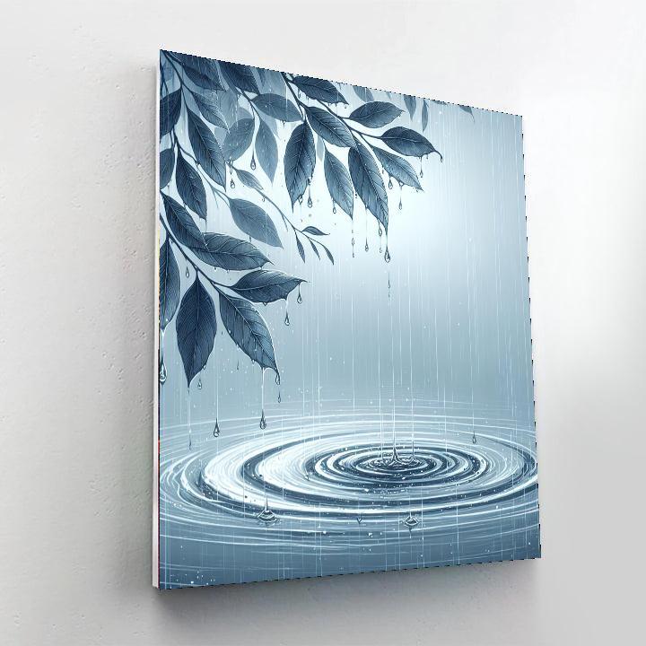 Gentle Rainfall Serenity DIY Paint By Numbers
