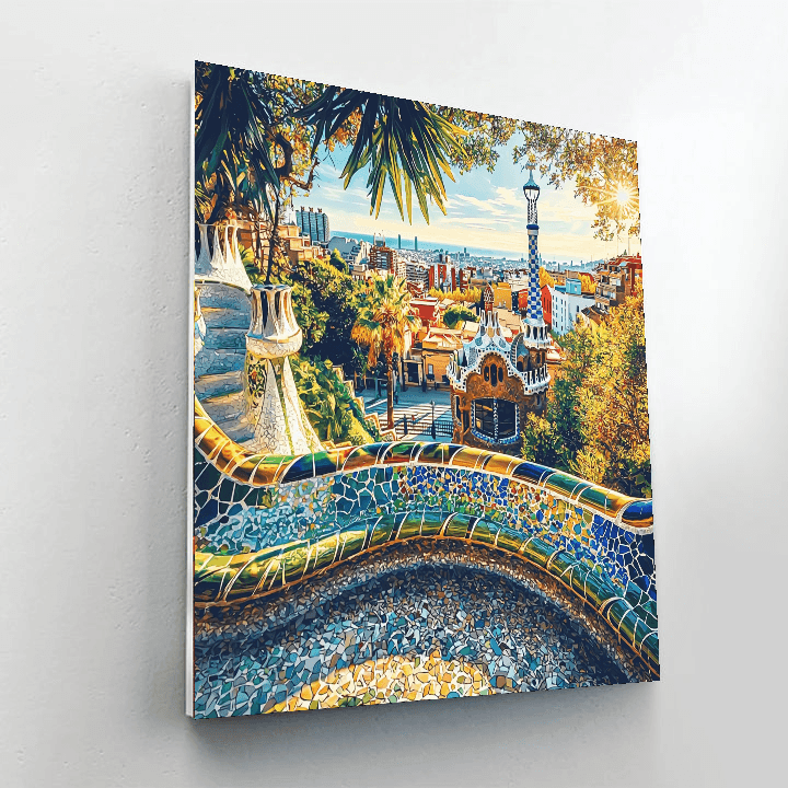 Park Güell Painting By Numbers Kit