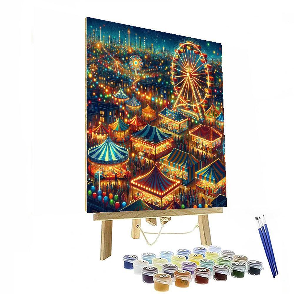 Enchanted Carnival Night Paint By Color