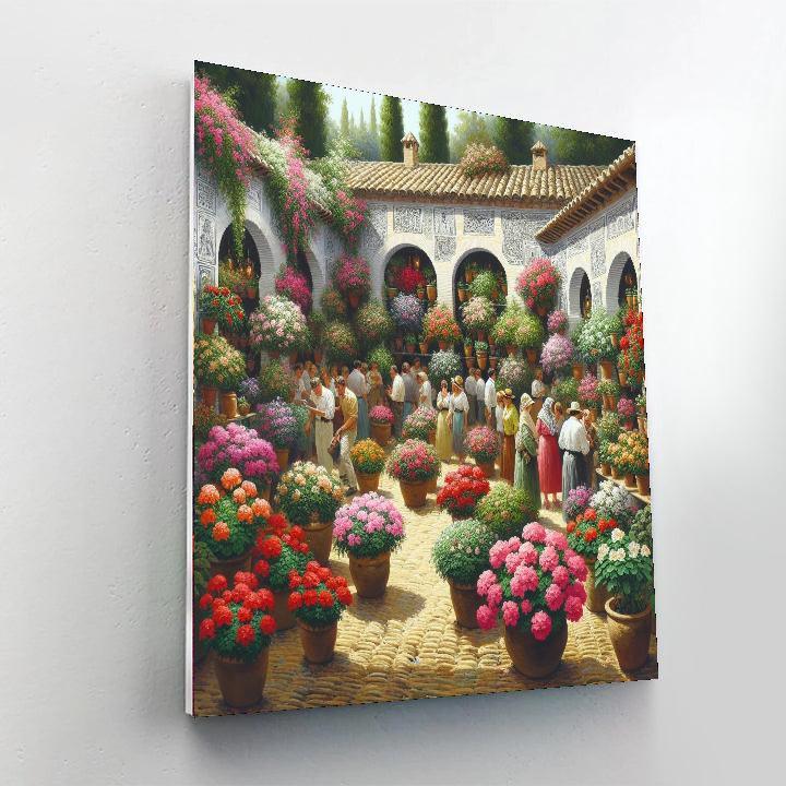 Festival Of The Patios - Spain Paint By Numbers Art