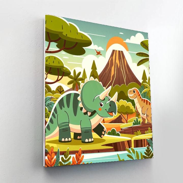 Ancient Jungle Expedition DIY Paint By Numbers