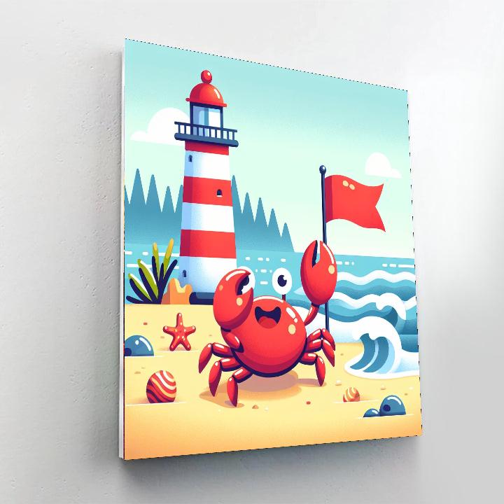 Seaside Escape Adventure Paint By Numbers Art