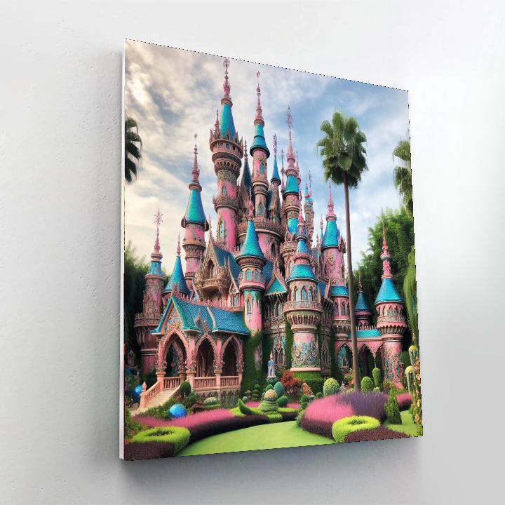 Fantasy Castle Spires Paint By Number