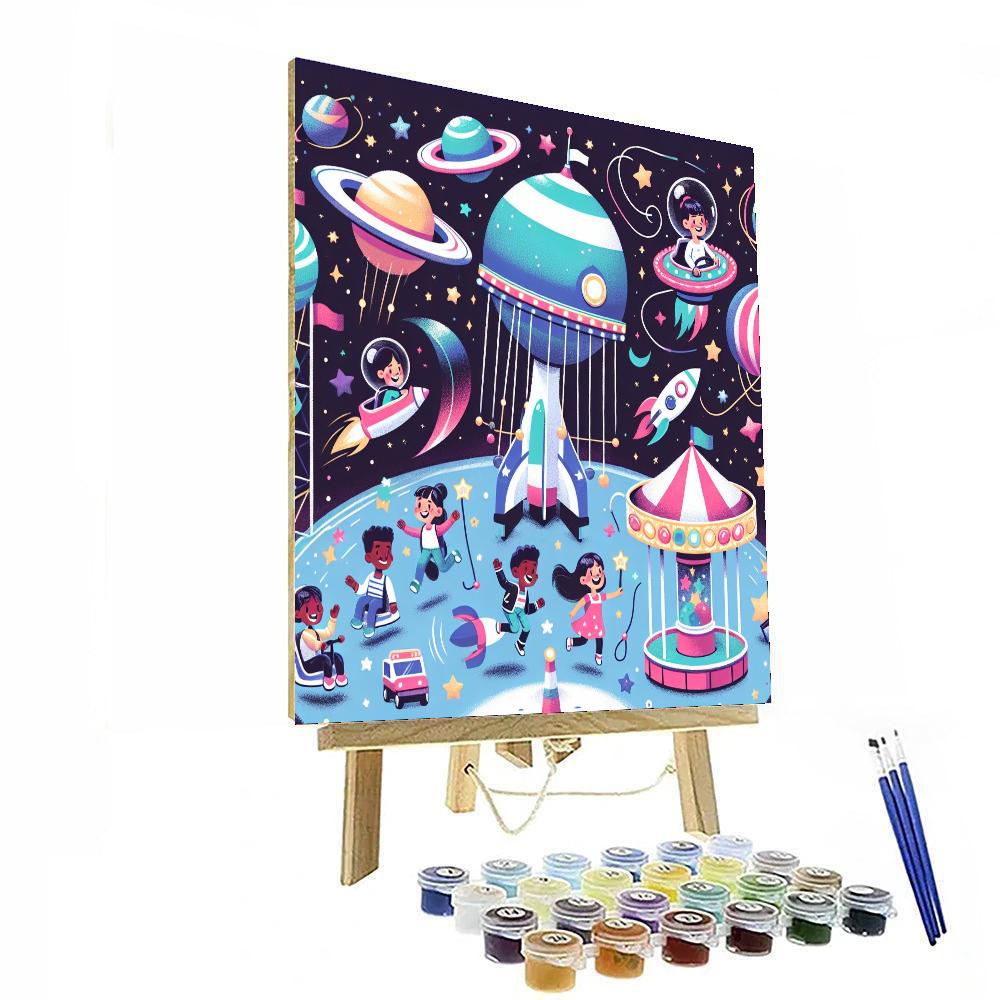 Galactic Carnival Adventure Paint By Number