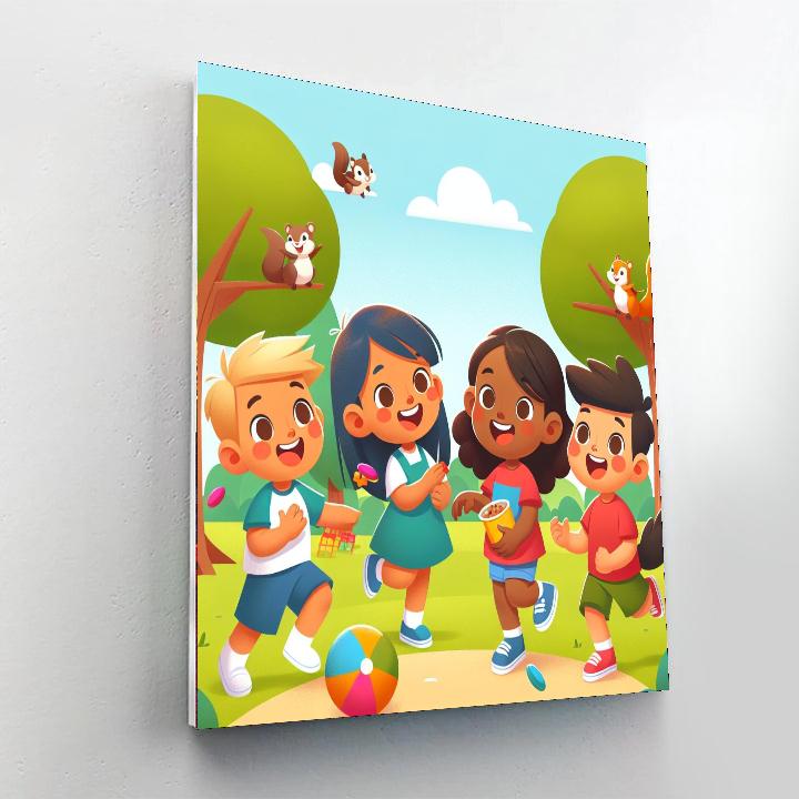 Friendship Fun Number Painting