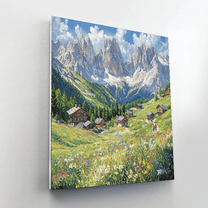 The Dolomites DIY Paint By Numbers
