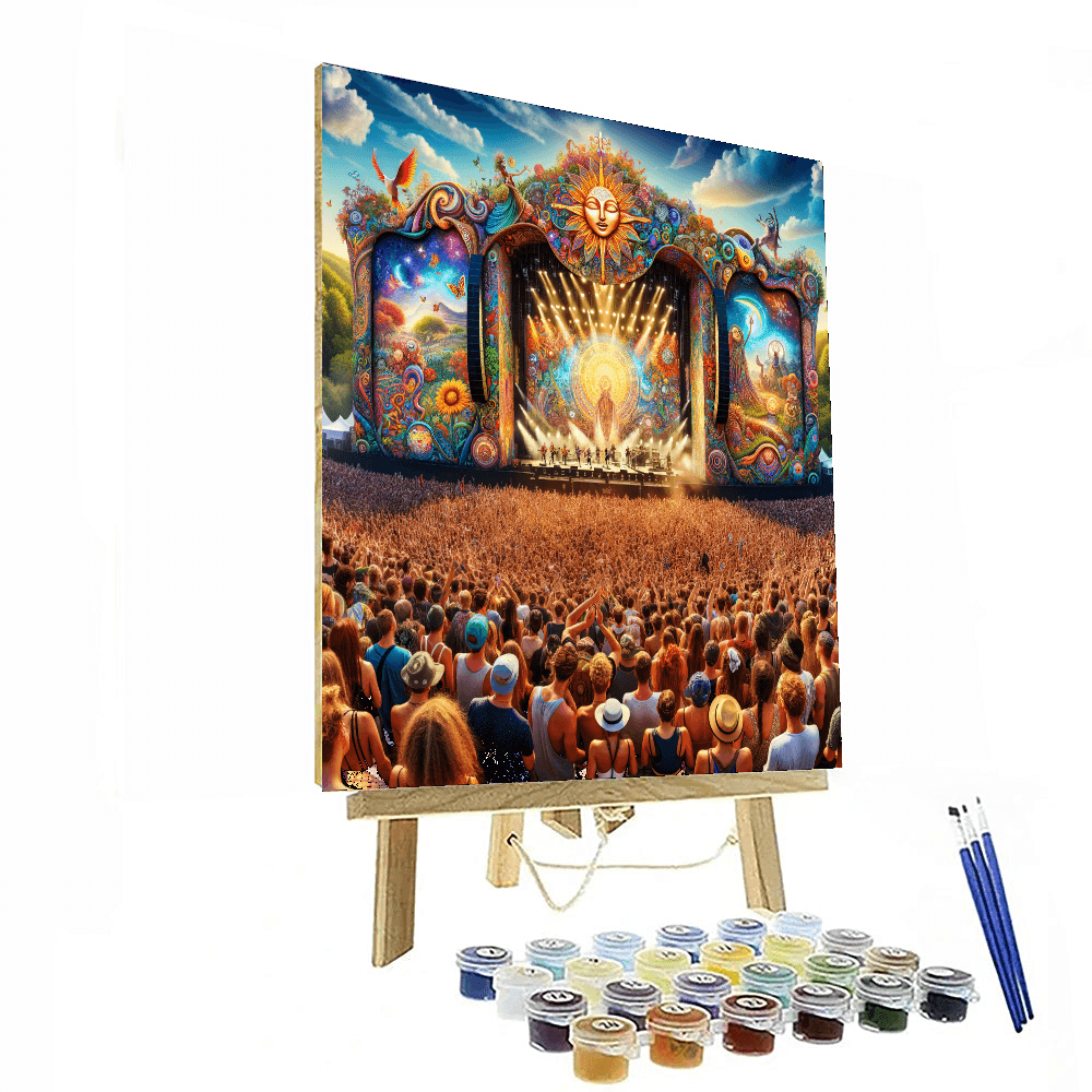 Woodstock Music Festival - United States Paint By Color