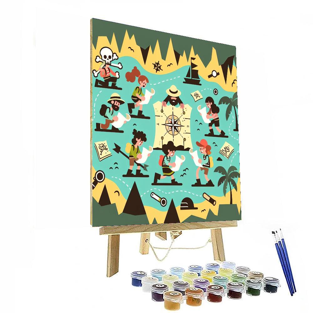 Timeless Treasure Hunt Paint By Numbers Art