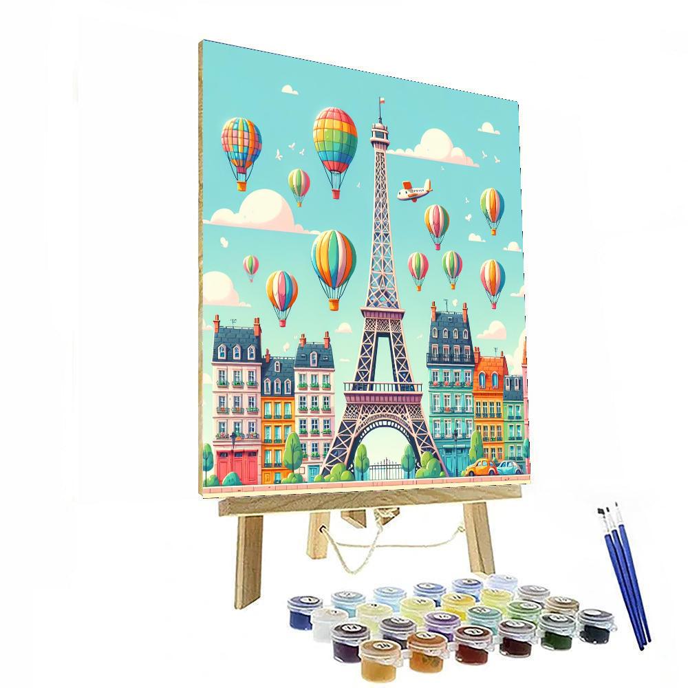 Petite Parisian Adventure Paint By Numbers Kits