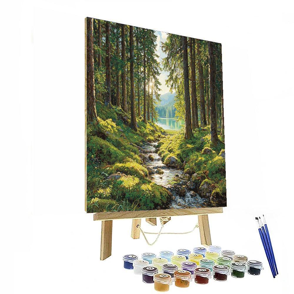 Bavarian Forest National Park - Germany Numbered Painting Kits
