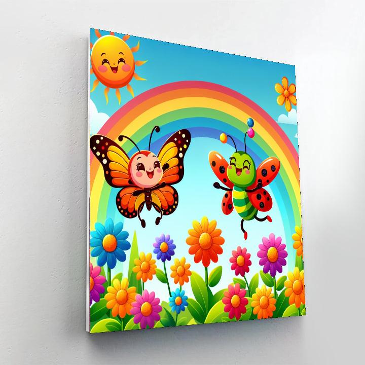 Funky Insect Adventures Paint By Numbers