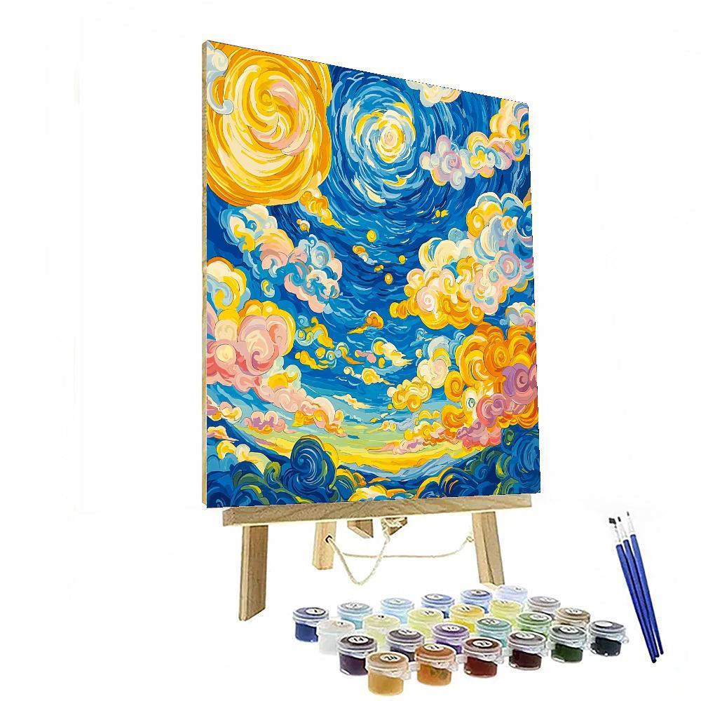 Paul Klee Inspired Patterns In The Sky  Paint By Numbers