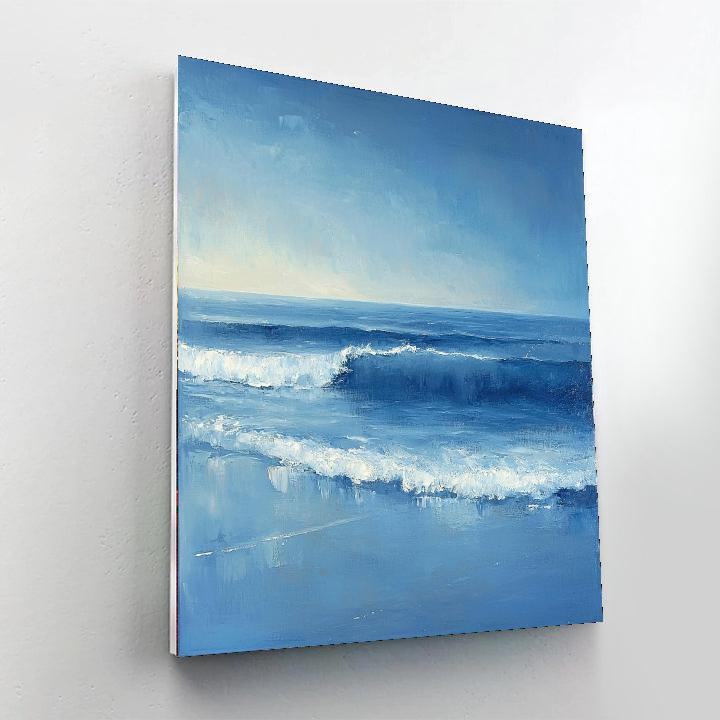 Paul Cézanne Inspired The Essence Of Tranquil Waves  Number Painting