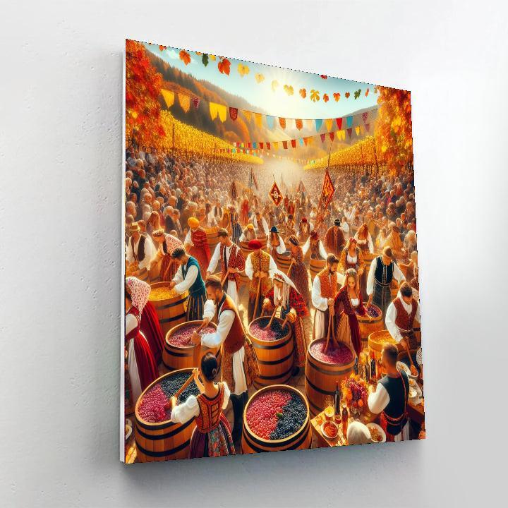 Grape Festival - La Rioja DIY Paint By Numbers